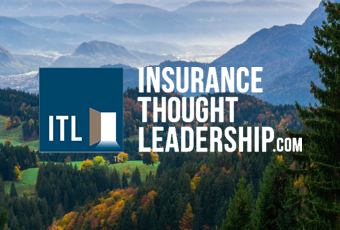Insurance Thought Leadership with mountains in background
